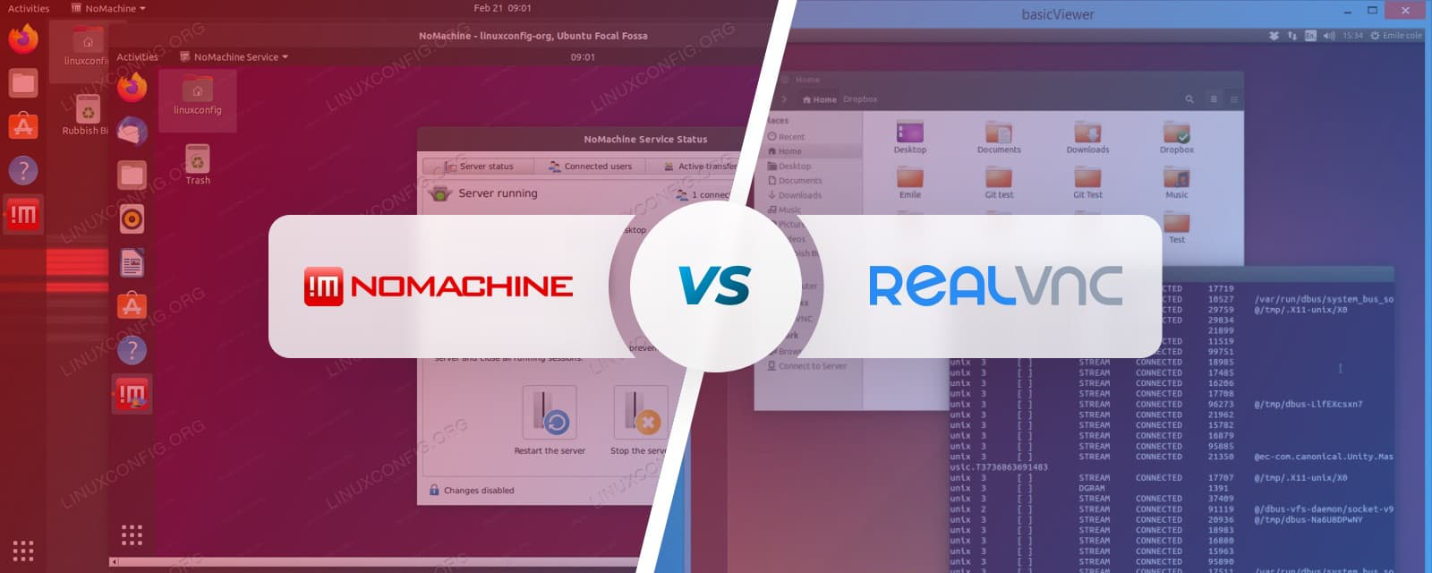 NoMachine vs RealVNC NoMachine vs RealVNC