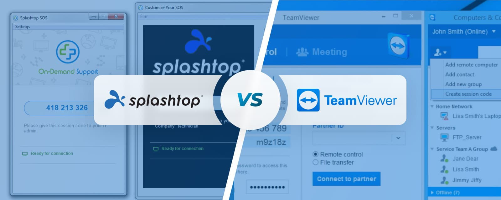 SplashTop vs Teamviewer