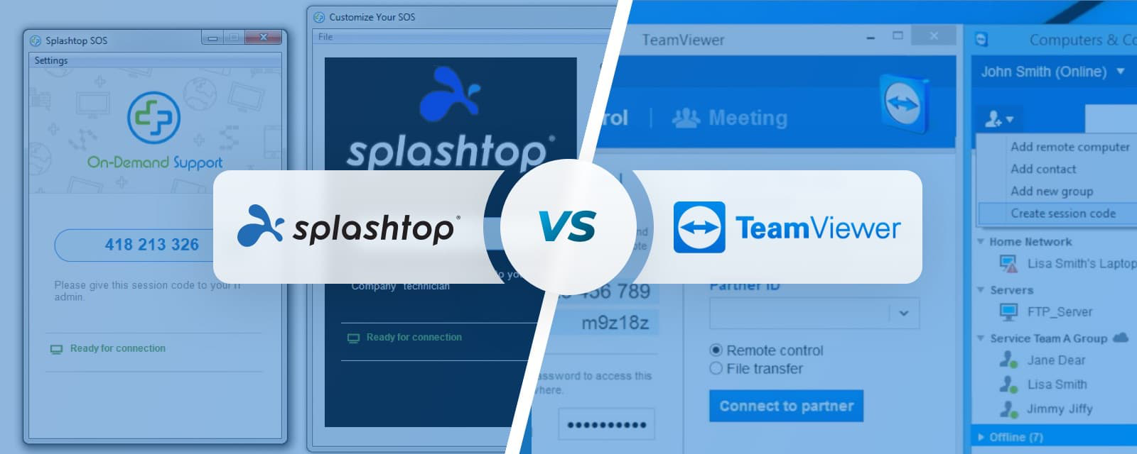 SplashTop vs Teamviewer SplashTop vs Teamviewer