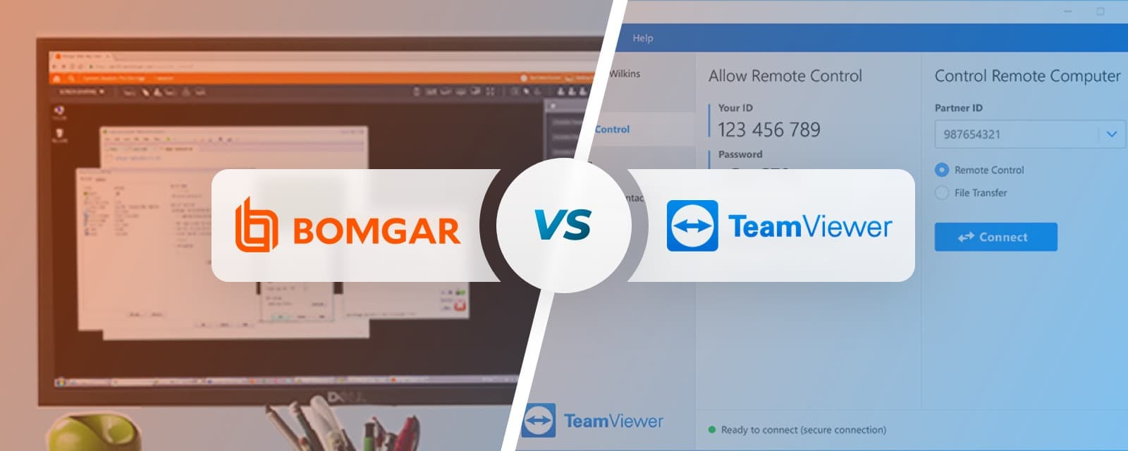 Bomgar vs TeamViewer Bomgar vs TeamViewer