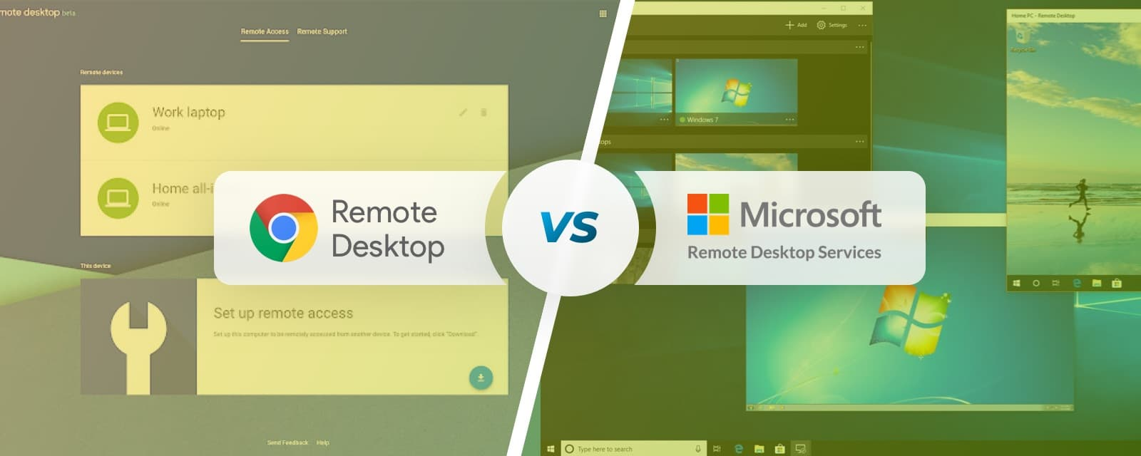 Chrome Remote Desktop vs Microsoft RDP Chrome Remote Desktop vs Microsoft RDP