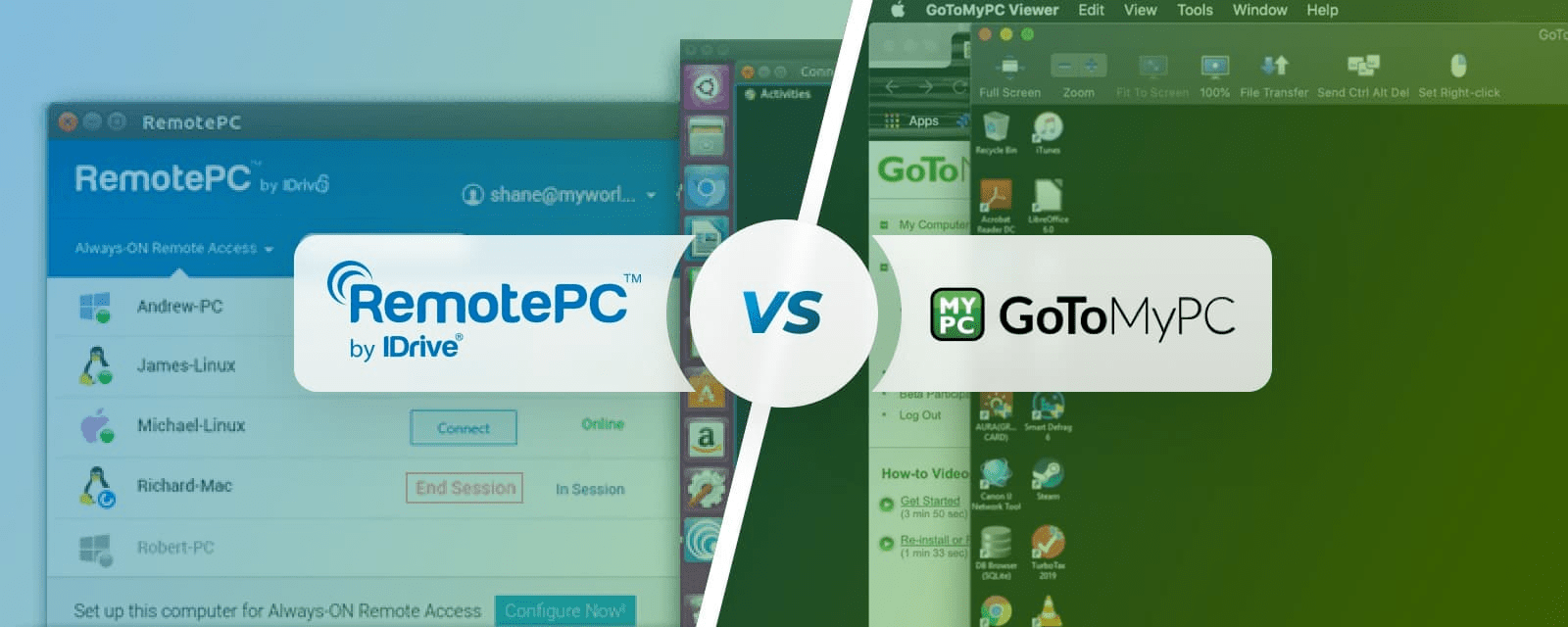 RemotePC vs GoToMyPC Comparison RemotePC vs GoToMyPC Comparison