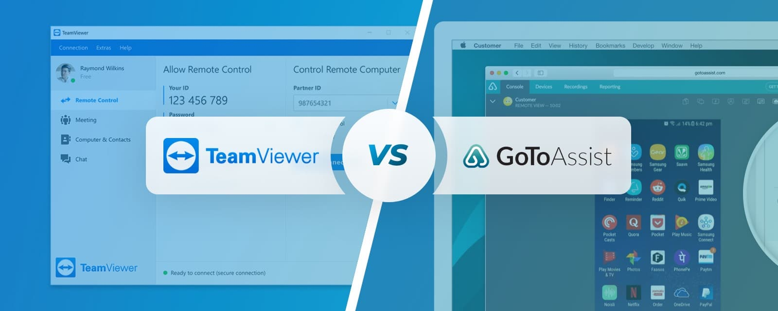 GoToAssist Vs TeamViewer GoToAssist Vs TeamViewer