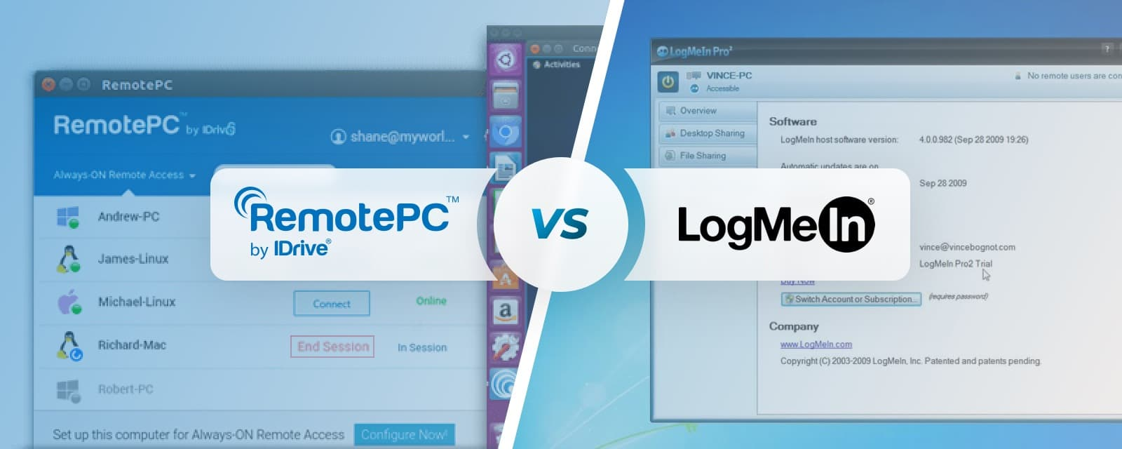 RemotePC vs LogMeIn