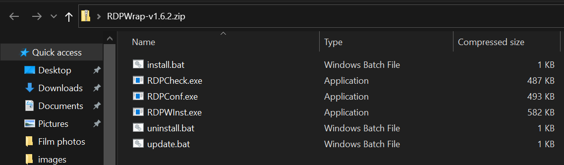 rdpwrap contents