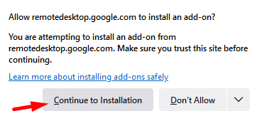 How to install Chrome Remote Desktop