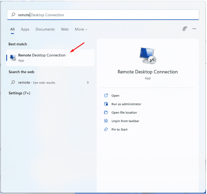 remote desktop connection remote desktop connection