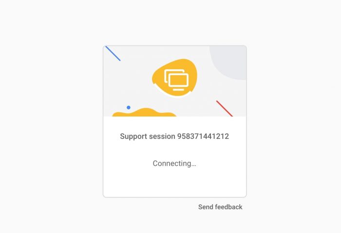 Give Google Meet share screen control