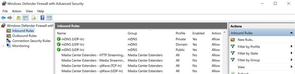 create new rule firewall