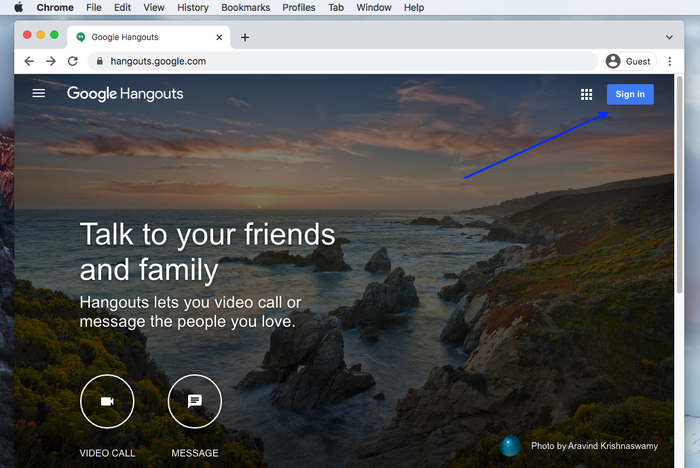 Install Google Hangout