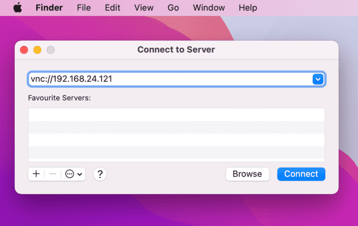 access Mac remotely