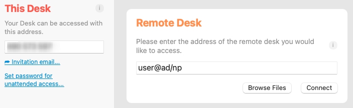 Ändern Sie die Anydesk-ID für die Verbindung Ändern Sie die Anydesk-ID für die Verbindung