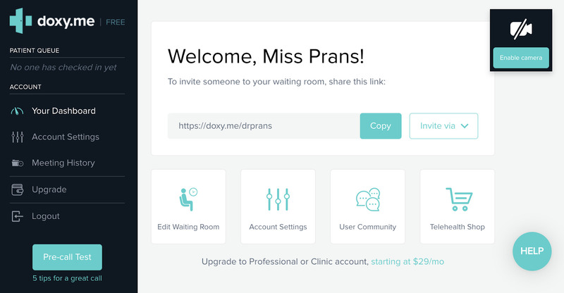 Doxy.me One of the best telehealth platforms