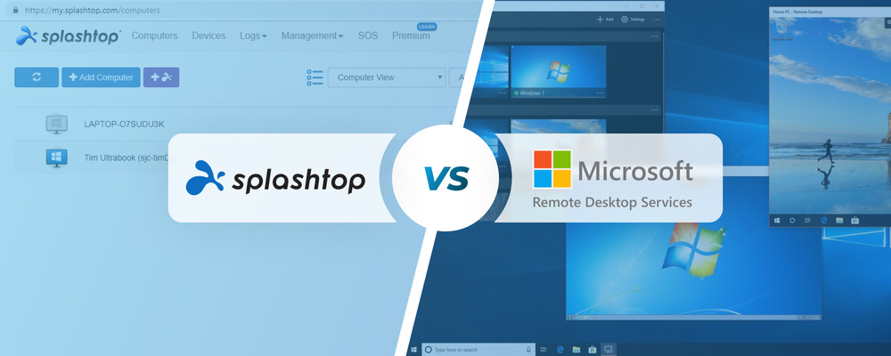 SplashTop vs RDP SplashTop vs RDP
