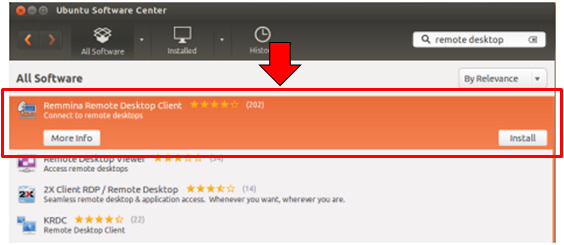 Remmina Remote Desktop Client