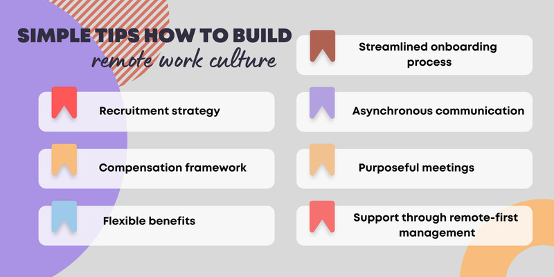 Simple tips how to build remote work culture