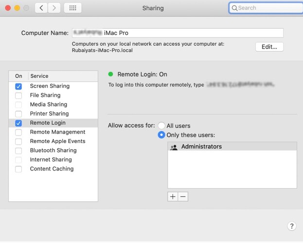 TeamViewer preferences setting mac