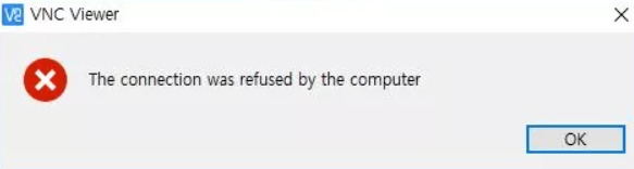 VNC Viewer connection was refused