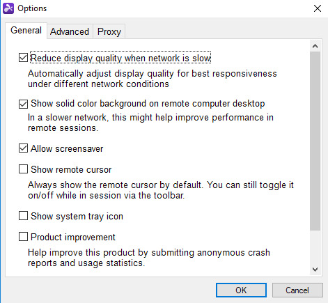 Turn on Reduce display quality when network is slow