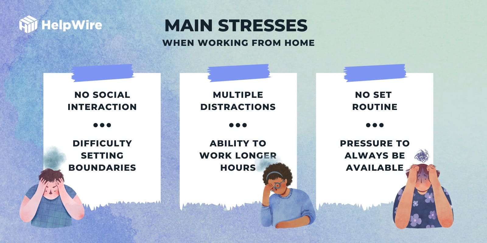 work from home stress