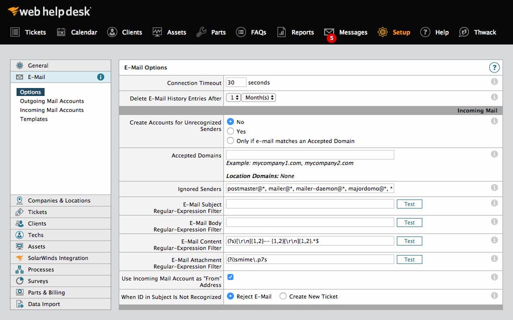 email ticket systems