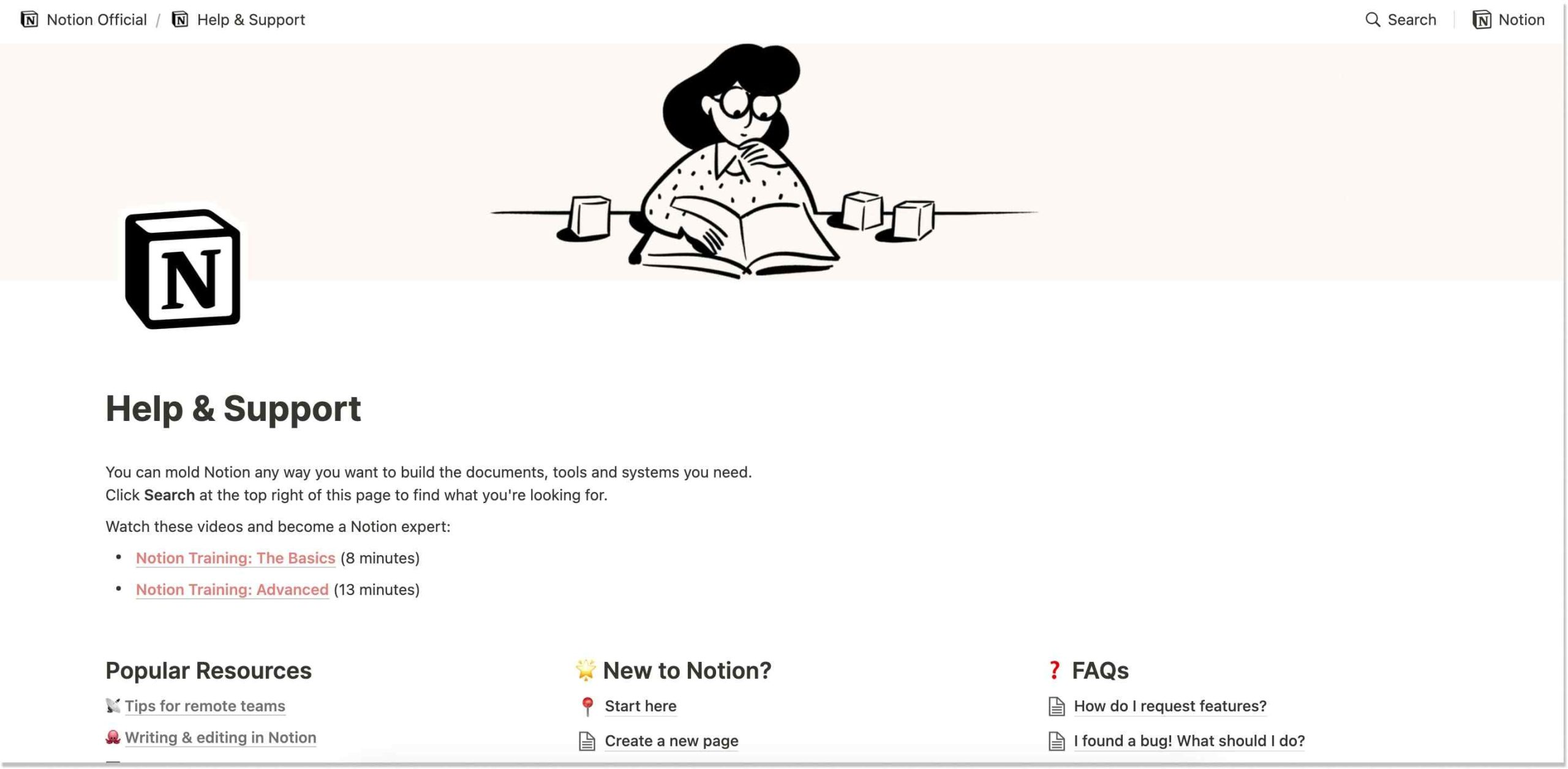 Notion Notion internal knowledge base