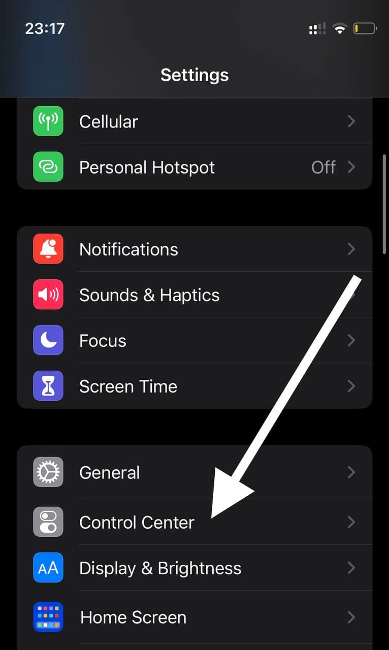 Activate screen recording on iOS for Zoom
