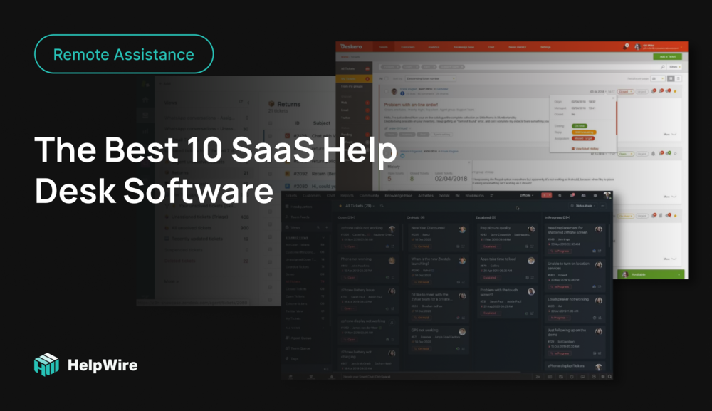 Best SaaS Help Desk software