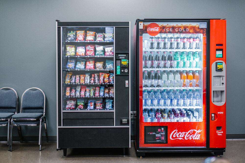 Typical vending machine