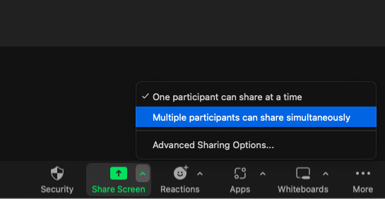 allow multiple screen share