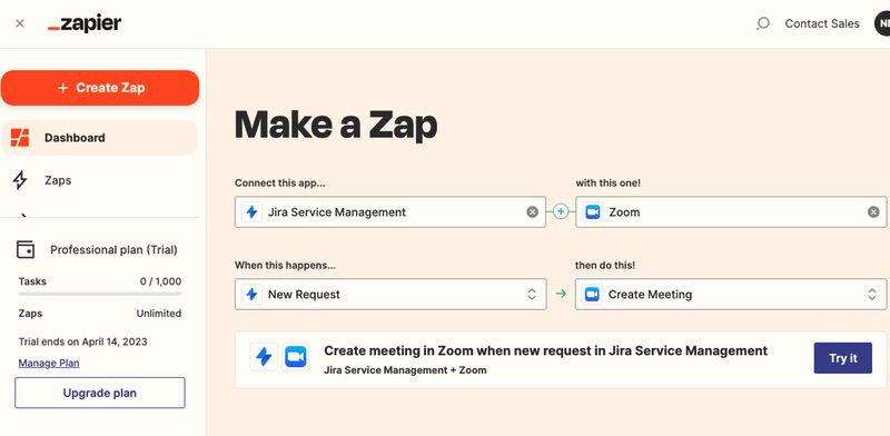 Zapier to connect all your apps