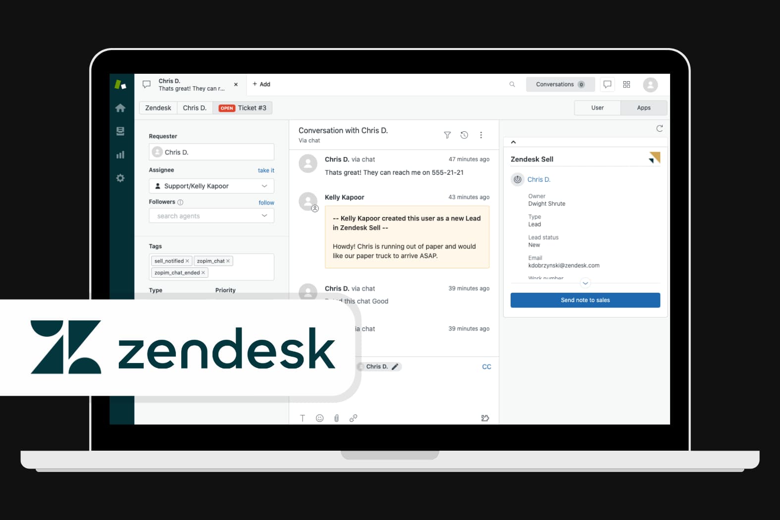 Zendesk for helpdesk automation