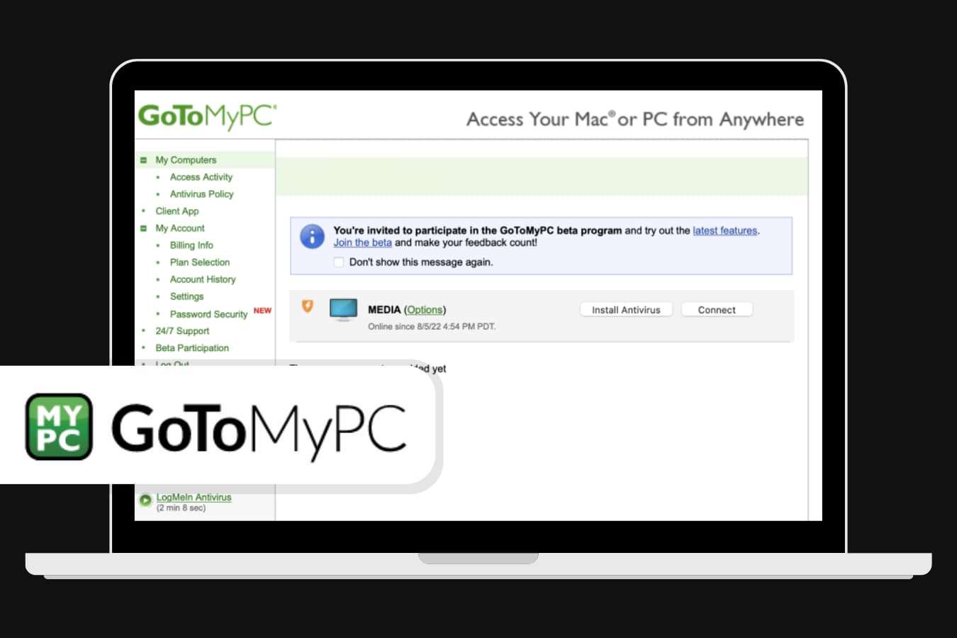 GoToMyPC software