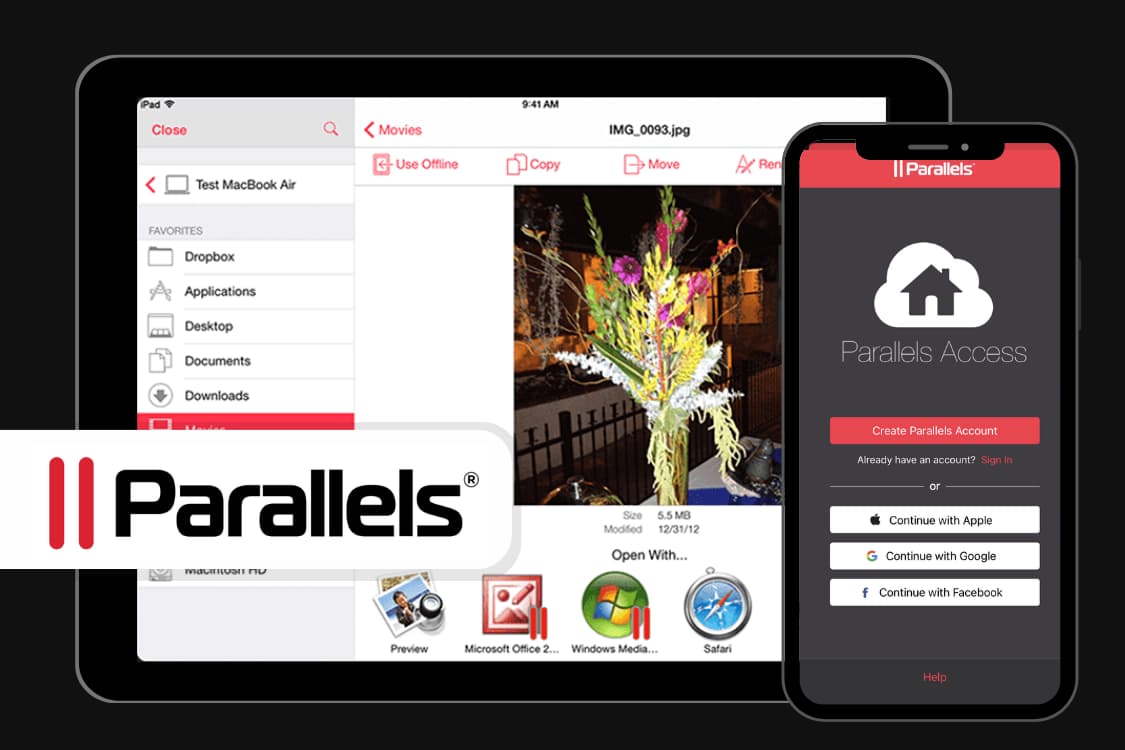 Parallels Access Parallels Access remote desktop