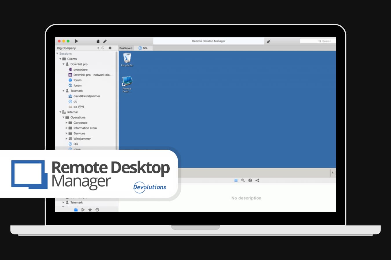 Remote Desktop Manager by Devolutions Remote Desktop Manager Mac