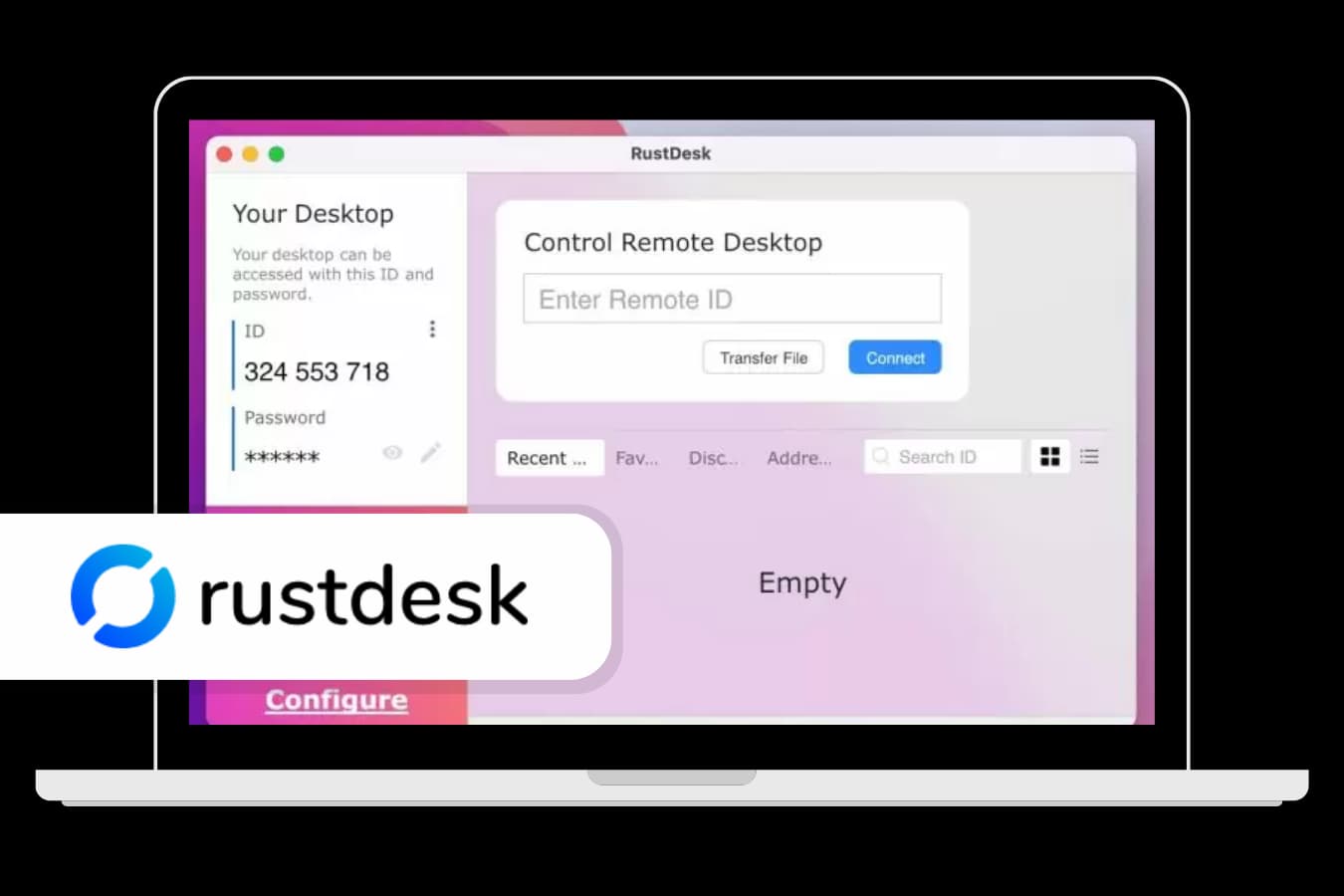 RustDesk interface