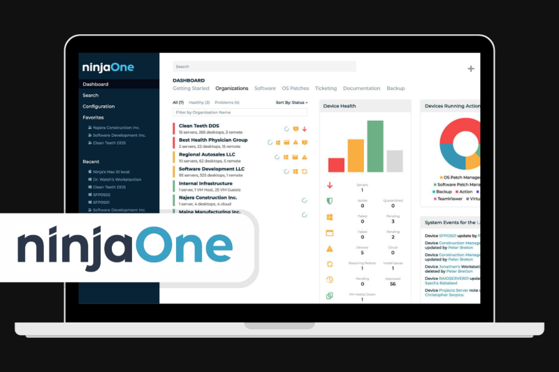 NinjaOne web-based Windows-first solution