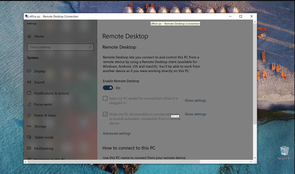 Escritorio Remoto habilitado en Windows Home Escritorio Remoto habilitado en Windows Home