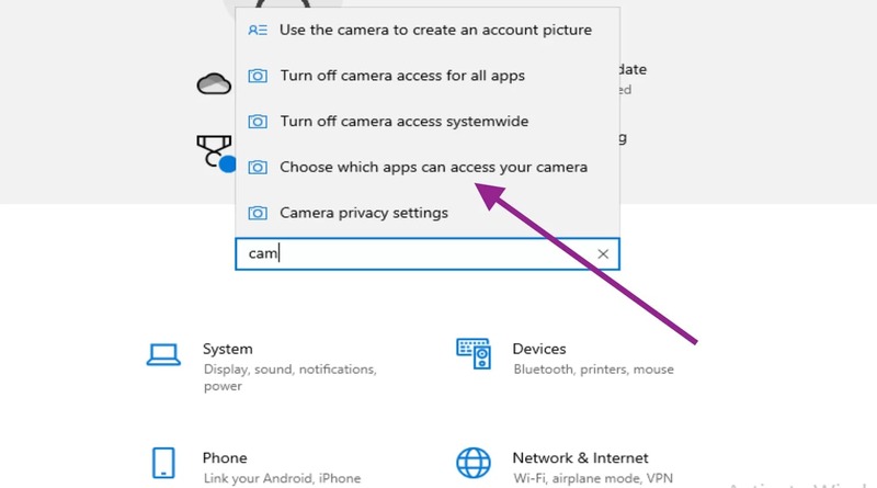 Change App permissions to enable screen sharing
