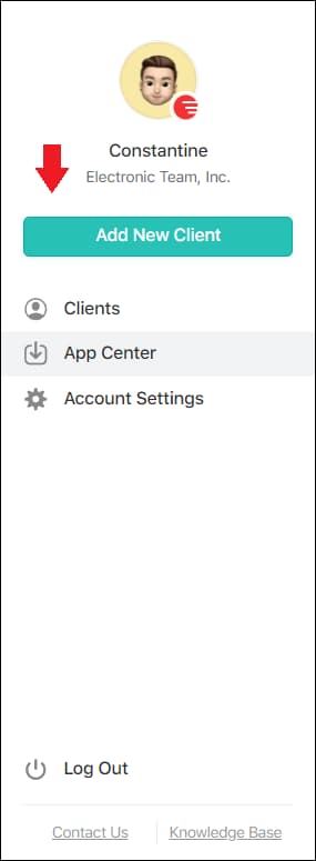 Add new client in HelpWire