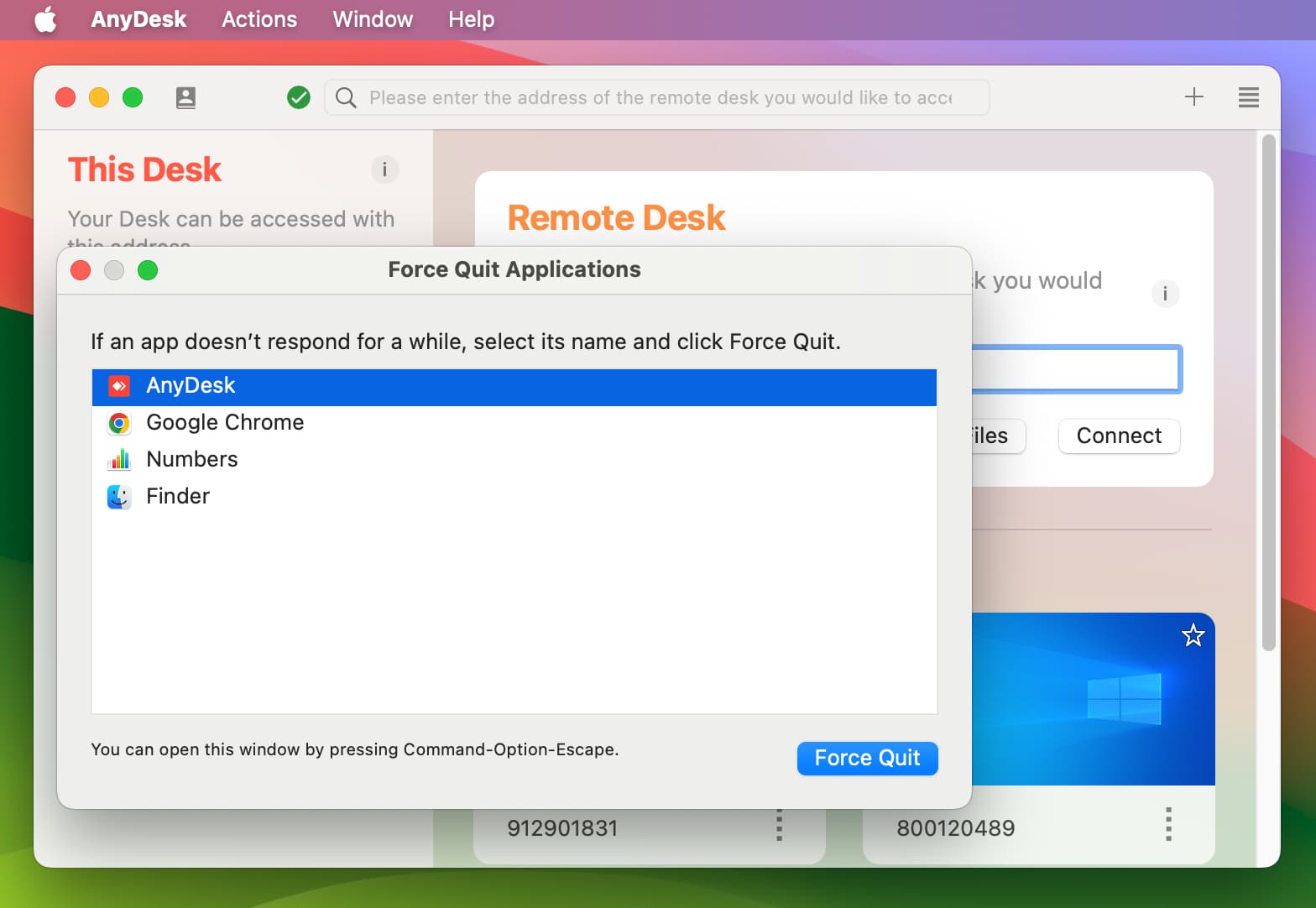 how to delete AnyDesk from Mac