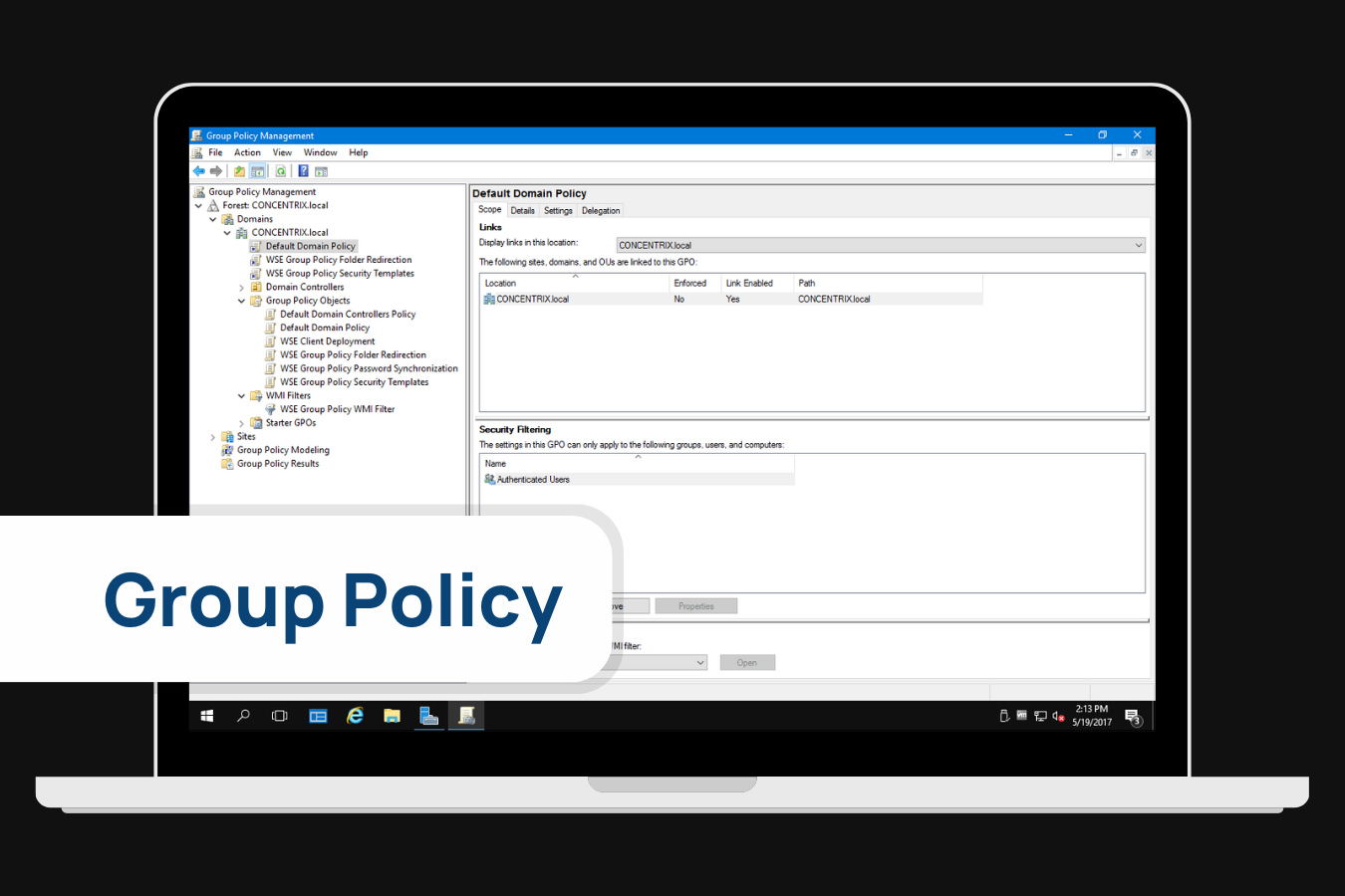 Group Policy for software deployment