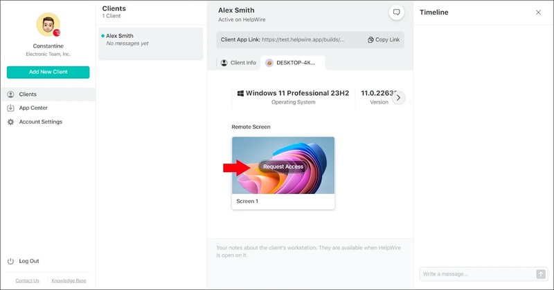 Request Access on Mac