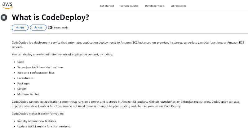 AWS CodeDeploy