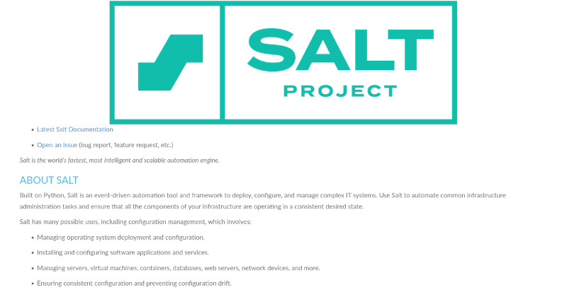 Salt Project Salt Project