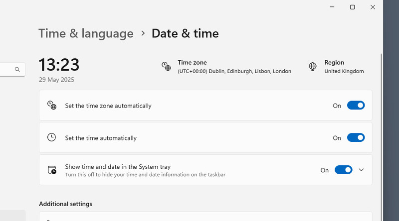 Synchronisation de l’heure pour éviter les erreurs AnyDesk
