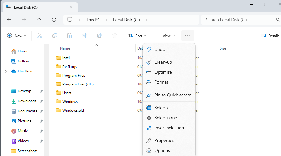 Explorer Folder Options