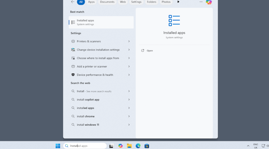 Finding Installed apps
