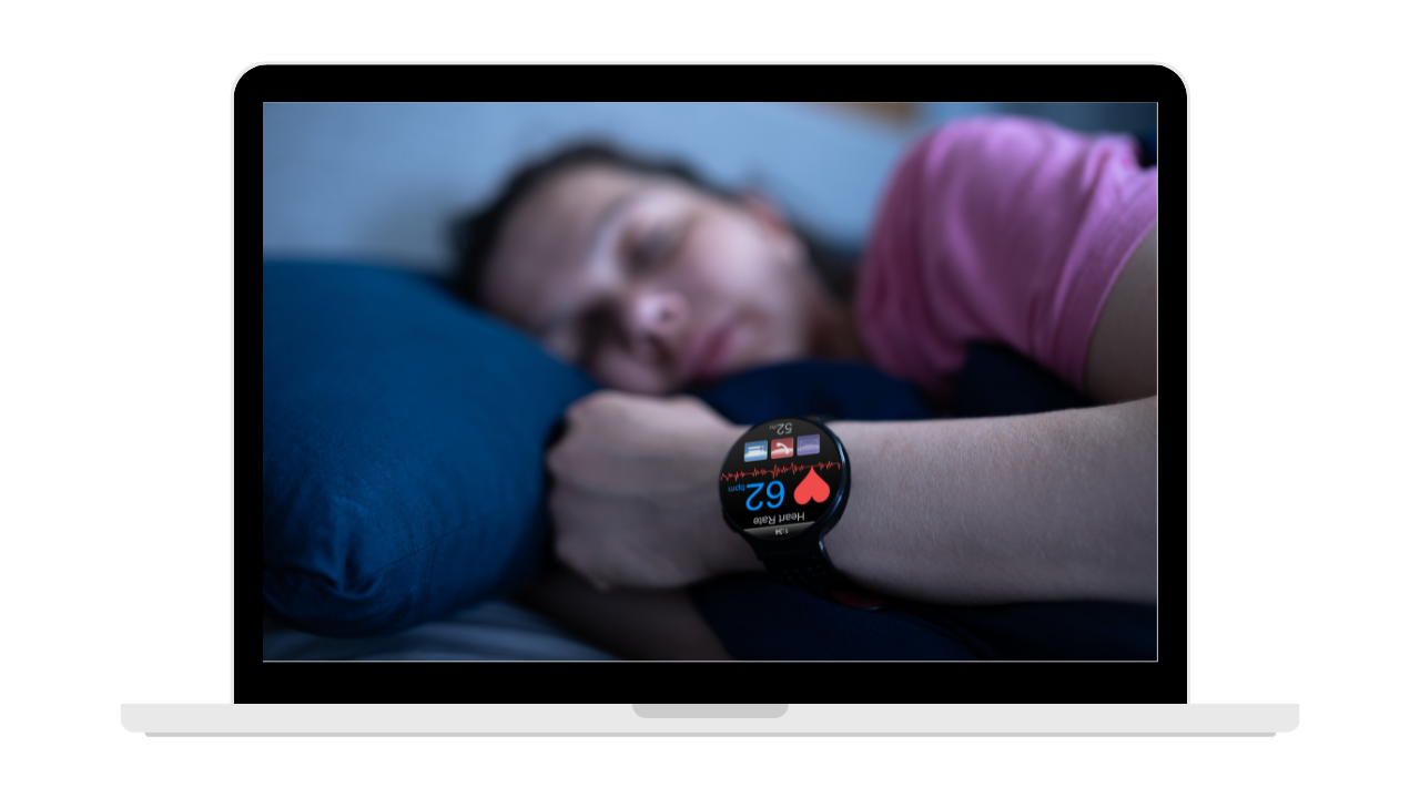 Portable heart rate monitoring device