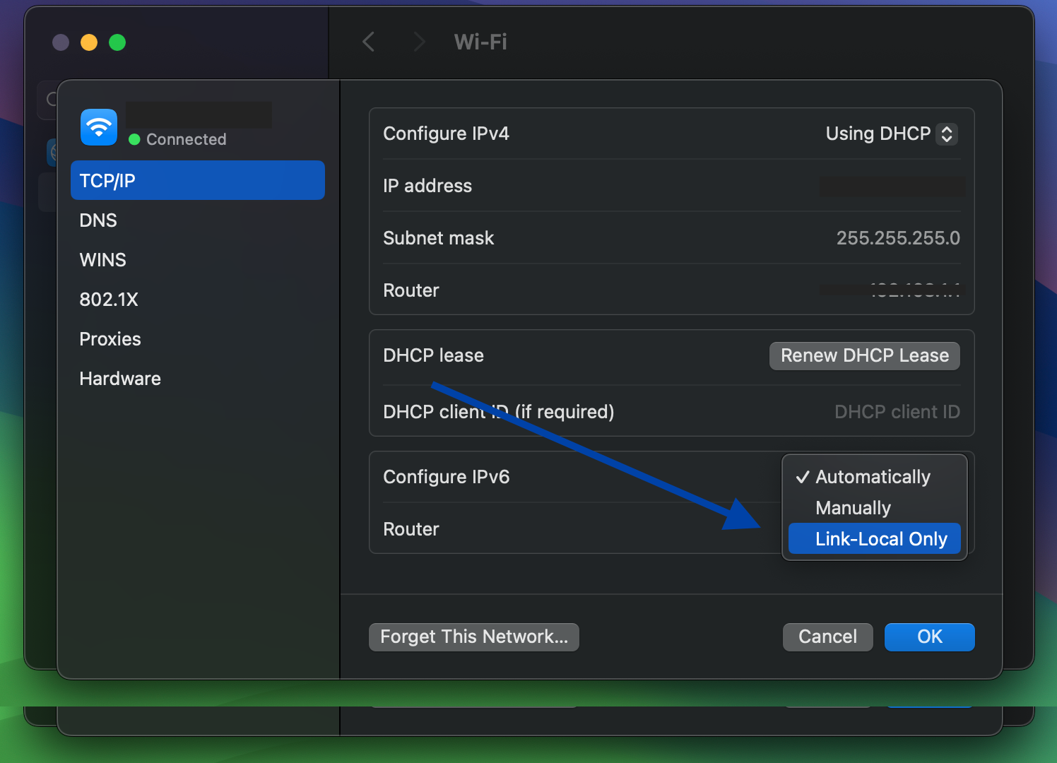 Advanced WiFi Settings TeamViewer